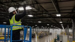 Commercial LED installation scheduled to limit operational downtime