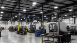 LED lighting for a manufacturing facility