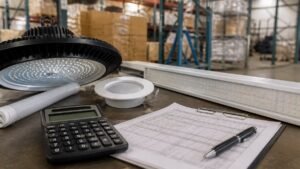 Commercial LED lighting upgrade cost breakdown